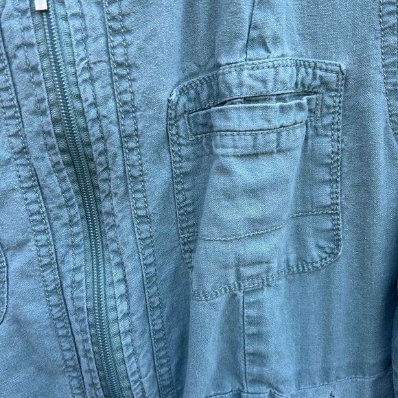 Vintage Supplies jacket top full zip long sleeve size junior medium - Picture 3 of 9